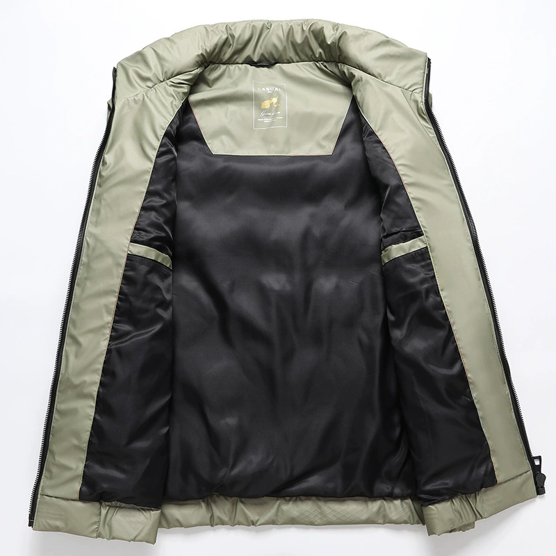 Demi-season velvet keep warm vest for leisure with down, duck down, plus size, feather stuffing