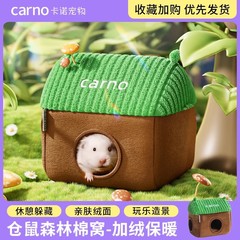 カノのハムスターは冬を過ごします。