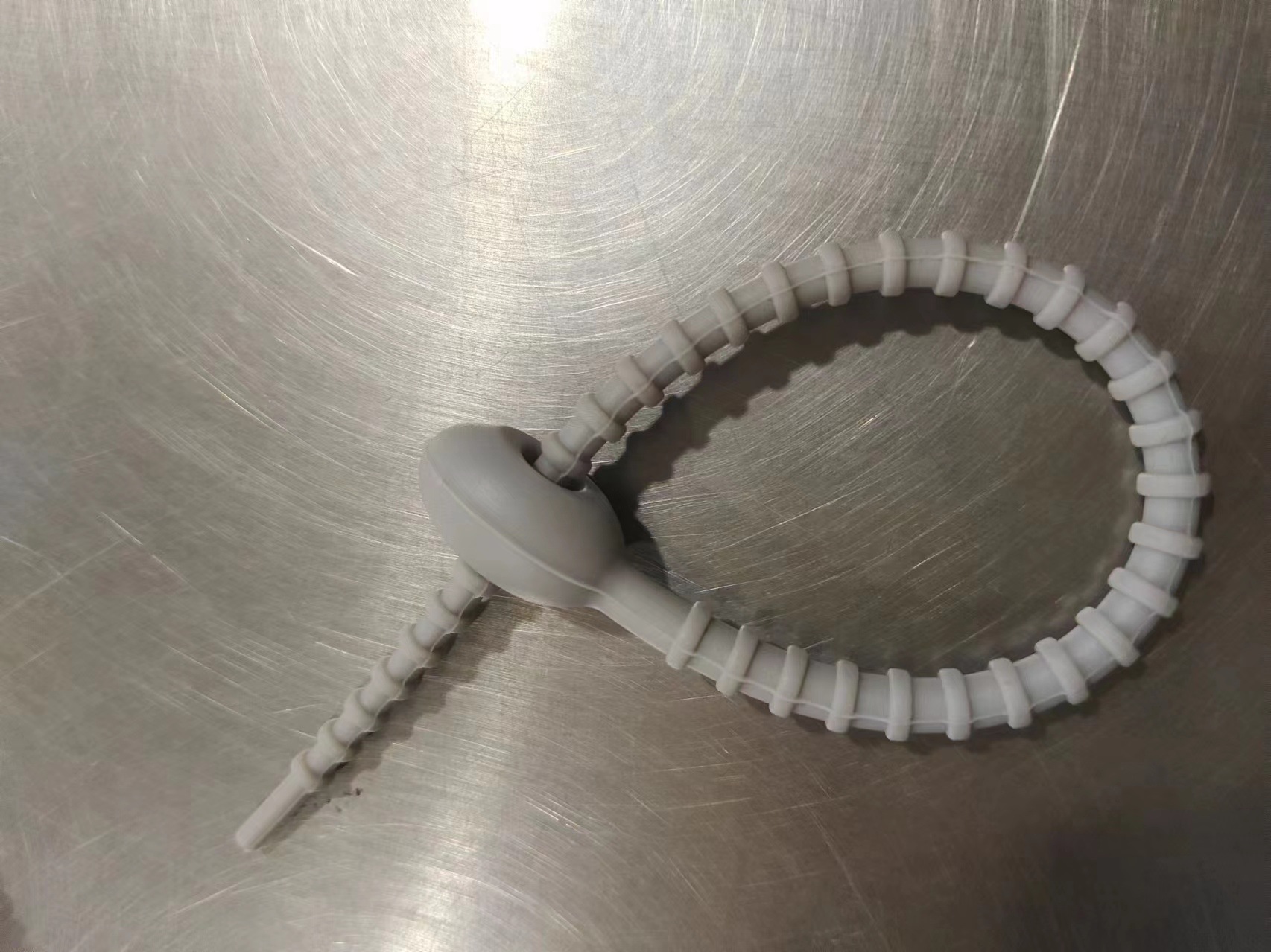 회색 실리콘 스트랩 215mm