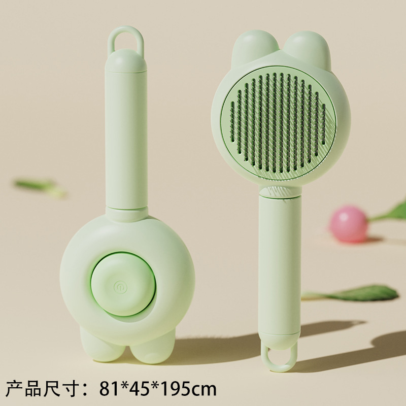 Transfronterizo nuevo peine para mascotas belleza acero aguja peine Golden Retriever Peluche suministros para mascotas aguja peine perro gato cepillo de pelo