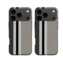 跨境热款黑白线条纹磁吸菲林二合一适用苹果17promax三星s25手机