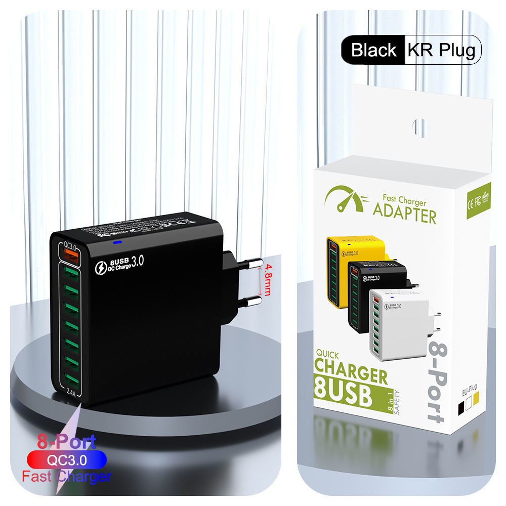 QC3.0 한국표준 블랙 [소형포장]