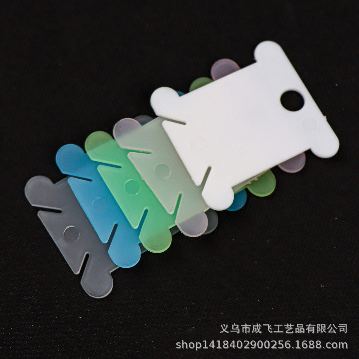 Color del caramelo de punto de cruz tablero de bobinado herramienta de acabado de hilo de bordado de plástico de color 5 hilo de bordado de color tablero de bobinado trabajador hilo de aguja