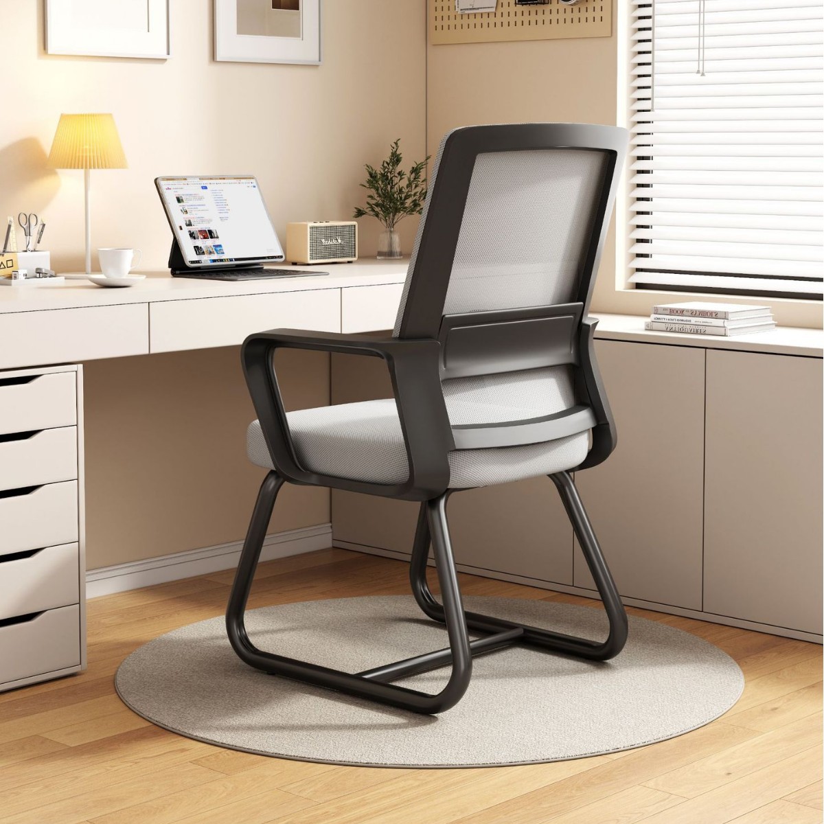 Silla de Computadora de Malla de Nylon, Ergonómica, para Oficina