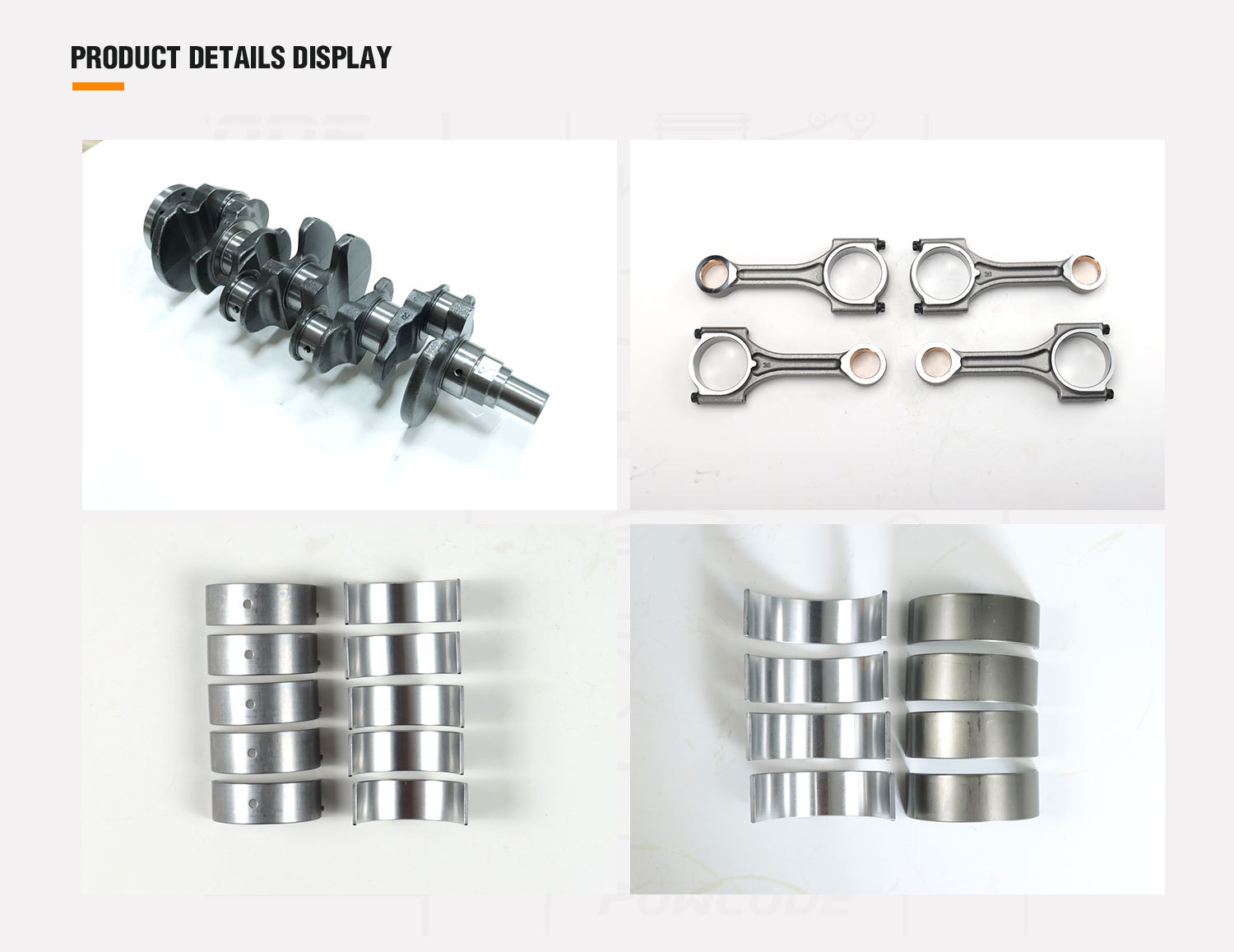 1629031680 is suitable for Peugeot, Citroën, and Ford 1.5 DV5 engine cast iron crankshaft connecting rod bushings