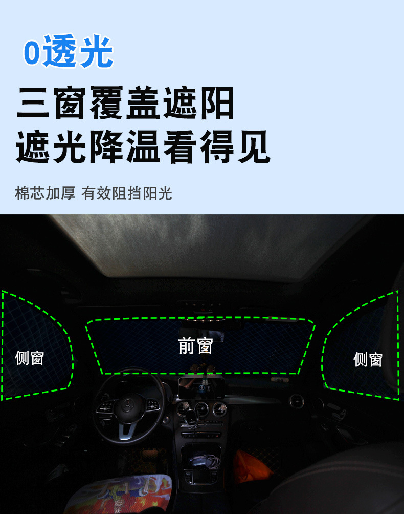 2025 Car Snow Shield, Enlarged and Thickeneded Front Windshield, Snow Shield, Fleece-Lined and Cotton Snow Shield, Magnetic Snow Shield