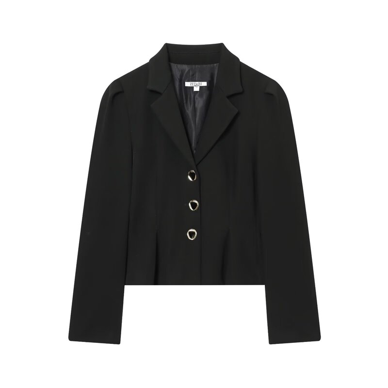 Nssf Self-Made Cross-Border European and American Fashion Clothing, Aliexpress Ins Hot-Selling Puff Sleeve Waist-Cinching Blazer Nssf Self-Made Cross-Border European and American Fashion Clothing, Aliexpress Ins Hot-Selling Puff Sleeve Waist-Cinching Blazer