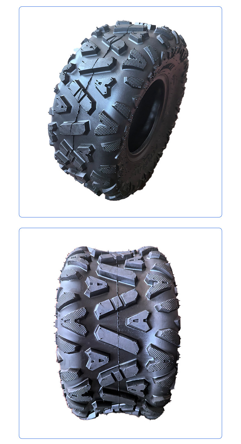 Manufacturer Supplies Atv Beach Car Off-Road Vehicle Tires Front 19*7-8 Rear 18*9.5-8 Vacuum Thickened a Flower Tires