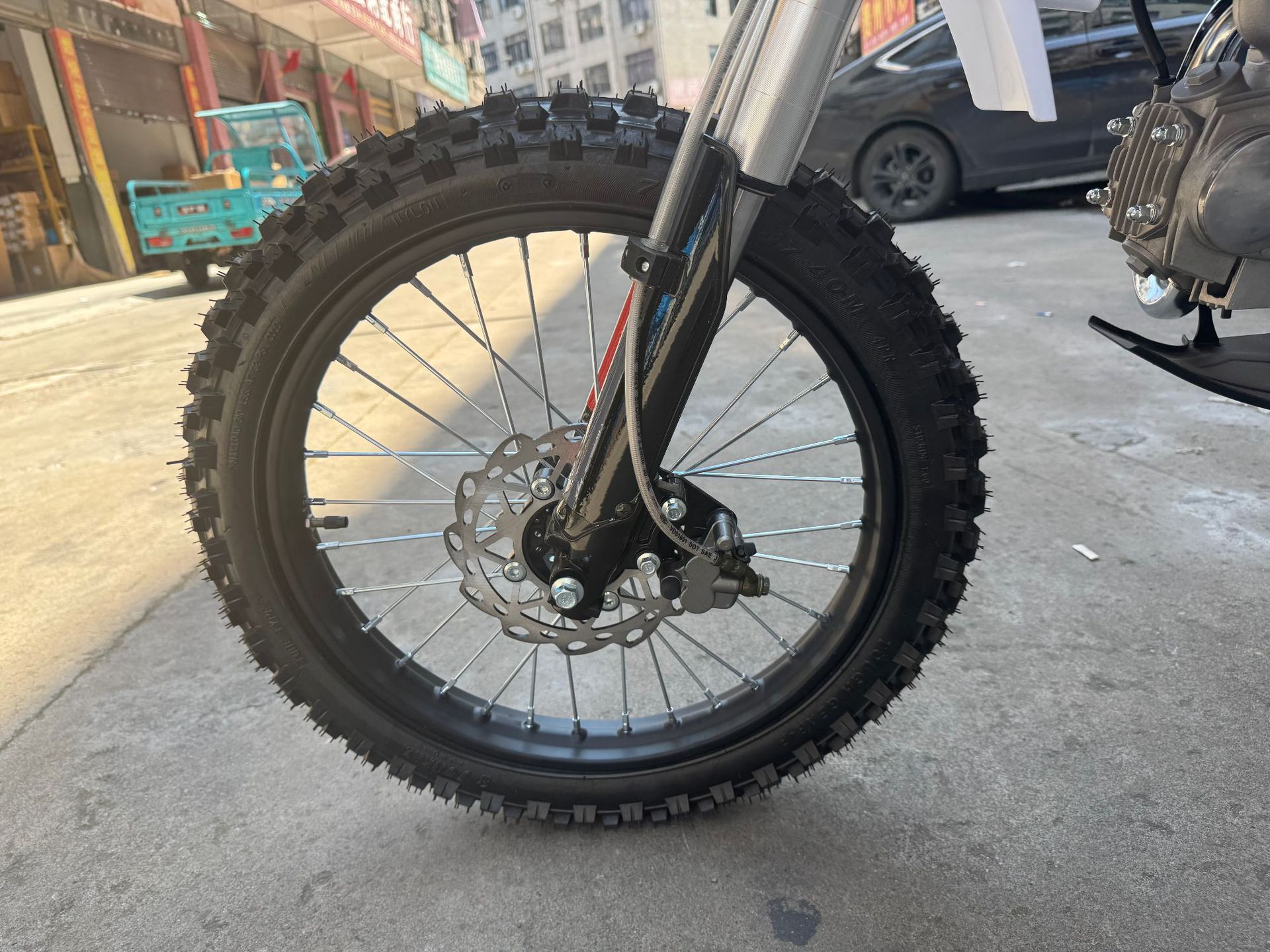 Reinforced Frame Double-Beam Two-Wheel Off-Road Motorcycle 125CC Adult Gasoline Mountain Bike Track Motorcycle