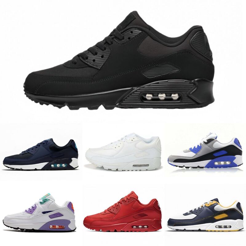 Foreign Trade Max90 High-Quality Sports Shoes Air-Cushion Shoes Cushioning Casual Sports Jogging Shoes for Men and Women 36-46