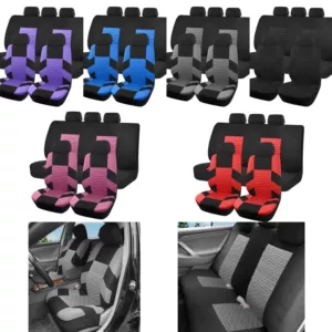 3D konkav-konveks aypara üslublu universal avtomobil oturacaq yastığı örtüyü