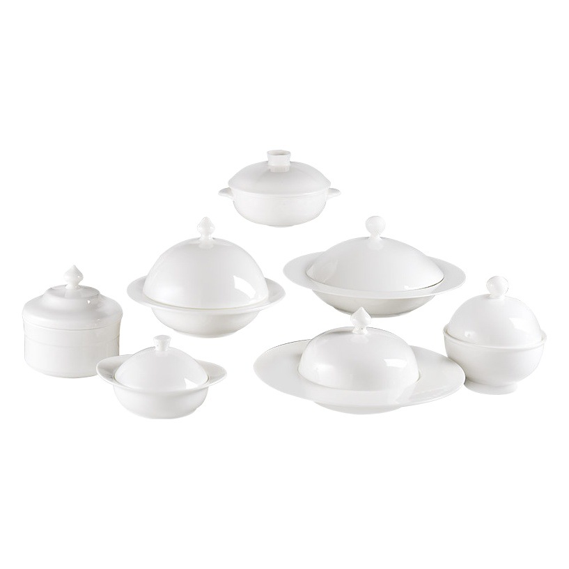Chinese-style Creative Bone China Stew Pot with Lid Single-person Health-preserving Waterproof Ceramic Bird's Nest Stew Pot Small Steamed Egg Stew Pot