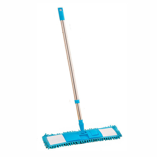 Household electrostatic dust removal flat mop for wooden floors rotating retractable stainless steel lazy absorbent mop