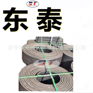 导料槽两侧聚氨酯橡胶人字形裙皮 输煤皮带直板型耐磨尼龙橡胶板