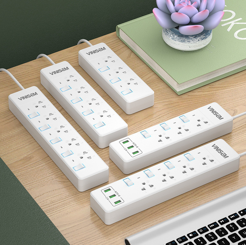 Nuevo enchufe USB certificado por TISI de Tailandia, tablero de conexión estándar de comercio exterior de Tailandia