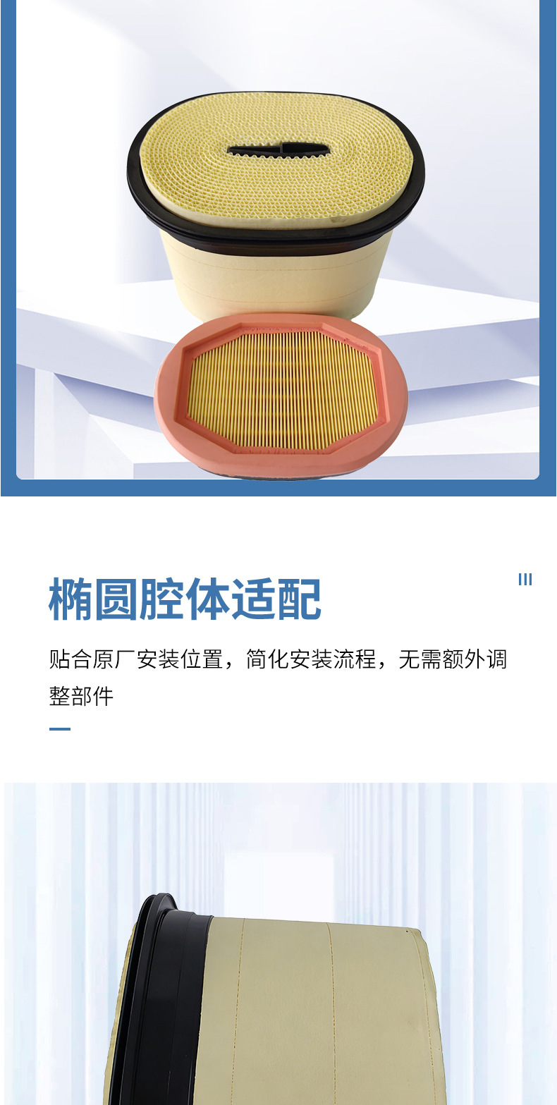 Honeycomb Air Filter 2277448/P608766/2277449/P785965 Air Filter Element Suitable for Caterpillar