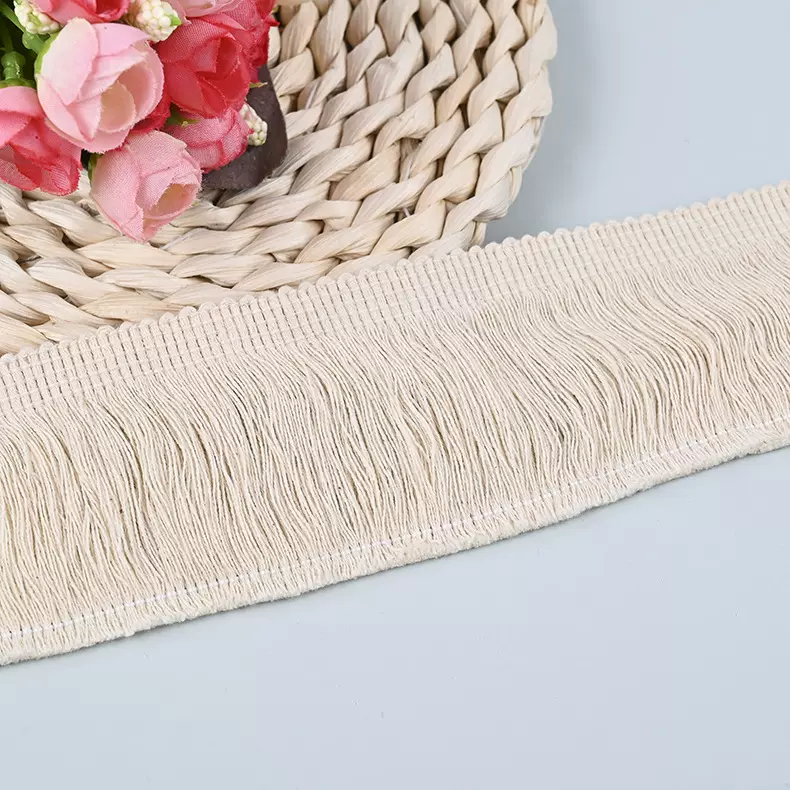 棉线排须毛线流苏花边 窗帘吊穗辅料 服装家纺装饰花边带配件批发