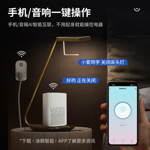 Prosperity Graffiti WiFi Smart Plug, US Standard, UK Standard, EU Standard, Australia Standard, India Standard, Cross-border