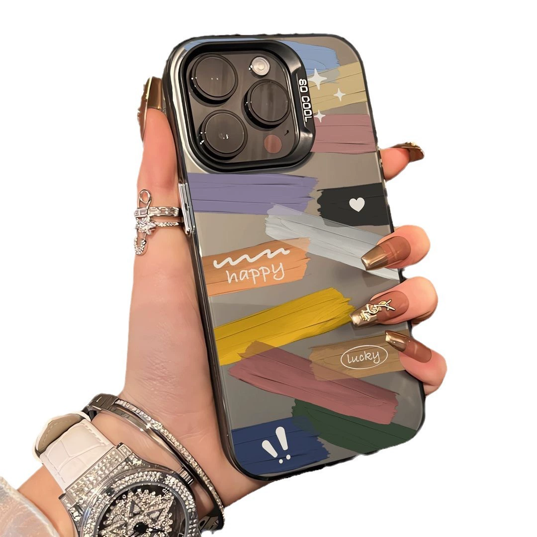 Apple, совместимый с iPhone 16, чехол для телефона в стиле мультфильм, iPhone, интернет-знаменитость