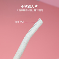 Set of 2 stainless steel blade epilators, micro-intimate razor, eyebrow shaver, beauty makeup tool, wholesale