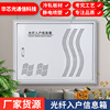 家用工地 塑面铁面光纤入户  批发 室内布线集线多媒体信息配电箱|ms