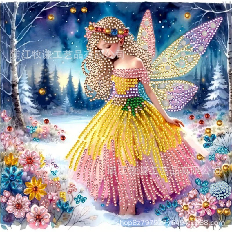 DIY алмазная живопись, новый холст с бриллиантами специальной формы, бабочка в цветочном кусте, тему, горячий стиль, готовый запас, готовый запас