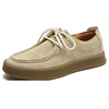 Men's shoes， new trendy men's casual leather shoes， Korean version， trendy and versatile suede board shoes， British styl