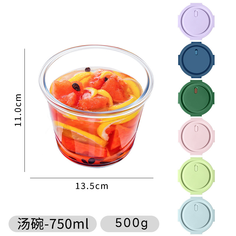 Caja de almuerzo de vidrio para oficina 2025 nuevo calentamiento de microondas resistente a altas temperaturas empaque con cubierta caja de almuerzo aislante