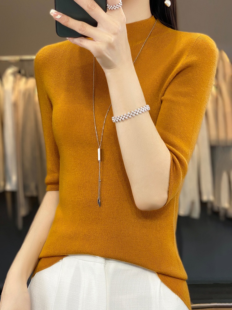 E0297 1390K ÁO LÓT NỮ QINTDCA ÁO LEN DÁNG ÔM BODY GỢI CẢM SEXY MÙA XUÂN THU ĐÔNG THỜI TRANG NỮ G04 SẢN PHẨM MỚI