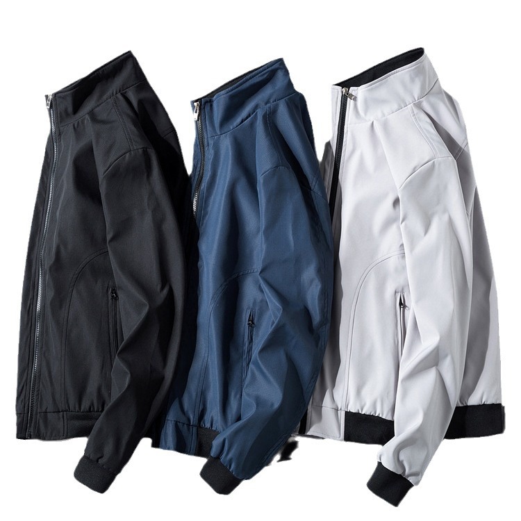 2024 otoño transfronterizo nueva chaqueta de cuello vertical chaqueta de tendencia casual de hombre primavera y otoño chaqueta de béisbol de hombre