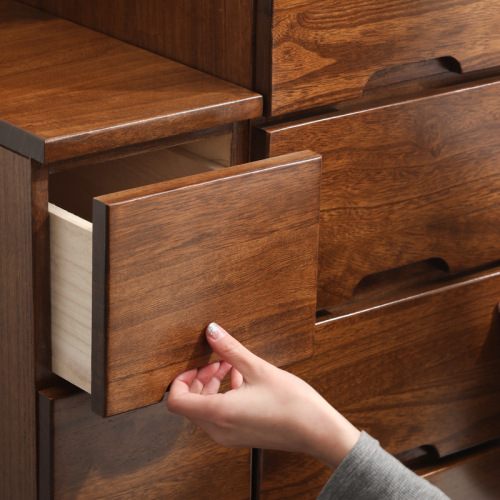 Solid wood gap storage cabinet wooden drawer-type bedroom cupboard simple narrow cabinet gap cabinet bedside table