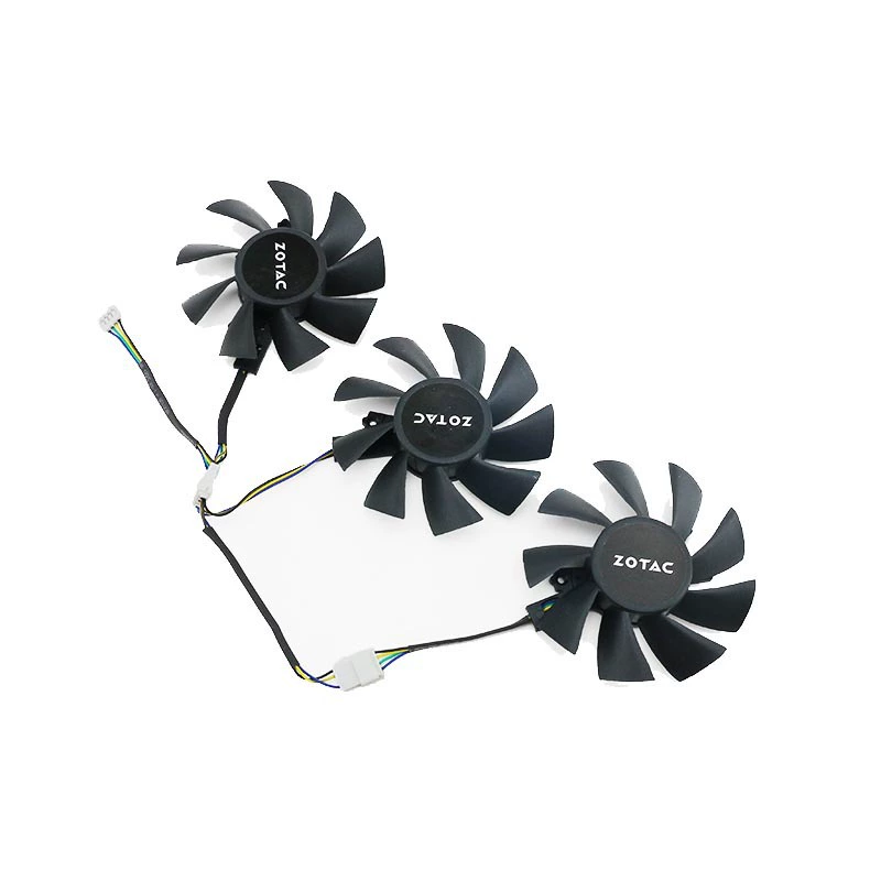 Применимо к видеокарте ZOTAC/Sauda GTX1660 1660TI 2060 Perak Edition X-Gamingoc — вентилятор охлаждения