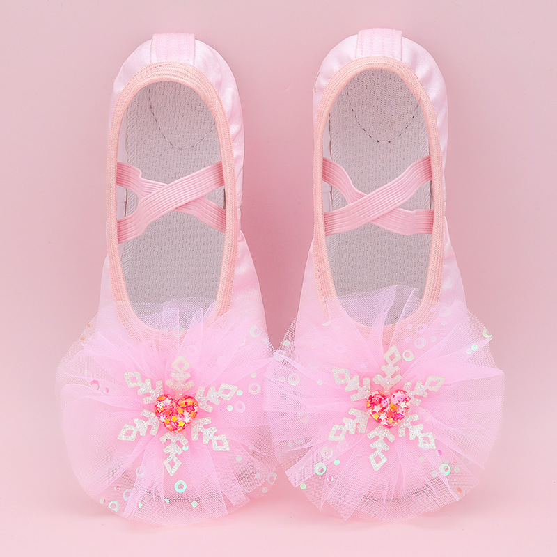 Zapatos de baile para niños, entrenamiento de suela blanda para niñas, baile, ballet, garras de gato, cuerpo nacional chino, niños pequeños, niñas