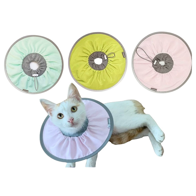 Прозрачный ошейник и головной убор для домашних кошек, ошейник для больных, стерилизованных и травмированных собак, ошейник элизабетанский против лизания и укуса.