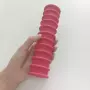 木纹圆形彩色红色绕线轴