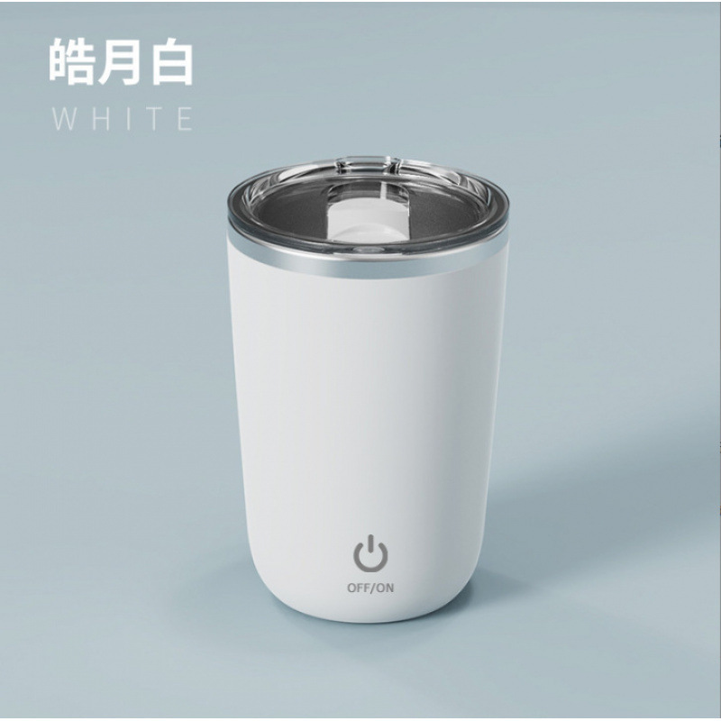 304 ステンレス鋼レイジーコーヒー撹拌カップ自動磁気電動ミルクカップマグ全身防水とサイレント|undefined