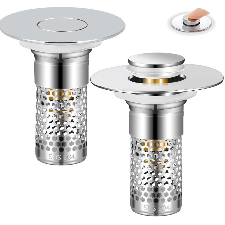 Acero inoxidable tapones de lavabo estándar americano accesorios de lavabo estándar europeo ingeniería al por mayor transfronteriza alargada tapones de alcantarillado anticorrosión anti-oxidable