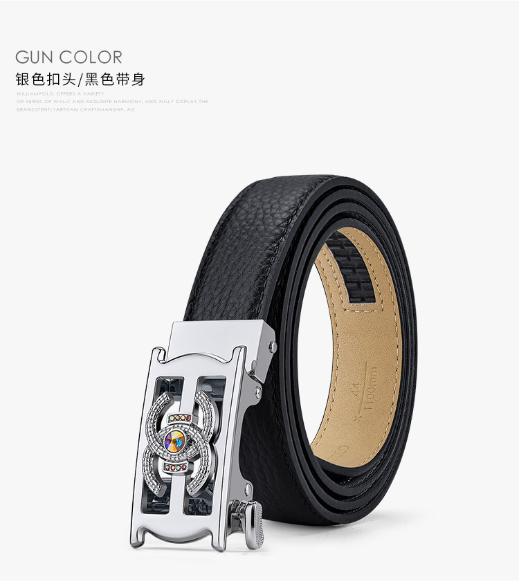 Thắt lưng nữ da thật khóa tự động Queen Paul 2024 phong cách thời trang đa năng — 100cm, 110cm, 115cm, 105cm chi tiết 15