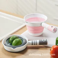 Трансграничная складная ложка для воды на кухне складная ложка для воды многофункциональная подвесная силиконовая ложка для воды на открытом воздухе складная ложка для воды