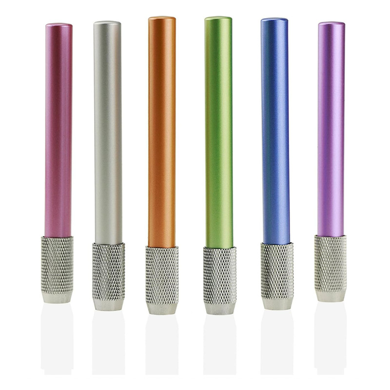 Comercio exterior suministros de arte transfronterizo extensor de lápiz de metal extensor de lápiz varilla de color de metal