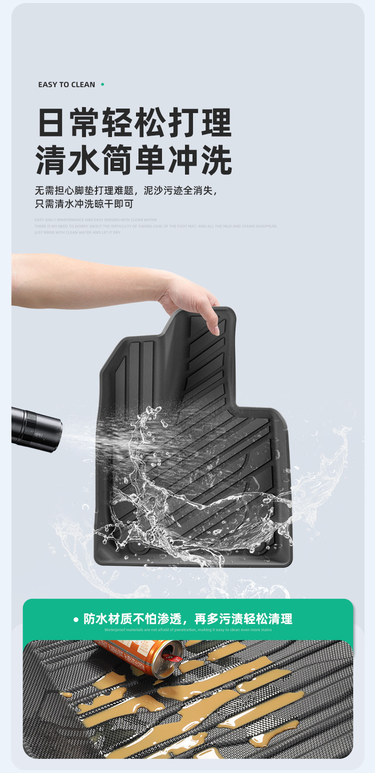 Car floor mats TPE for Lynk & Co 900 25