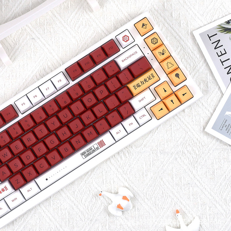 Asuka Unit 2 Keycap Pbt Material Xda Height Atk68/Wooting60He/75/87/98 Keycap