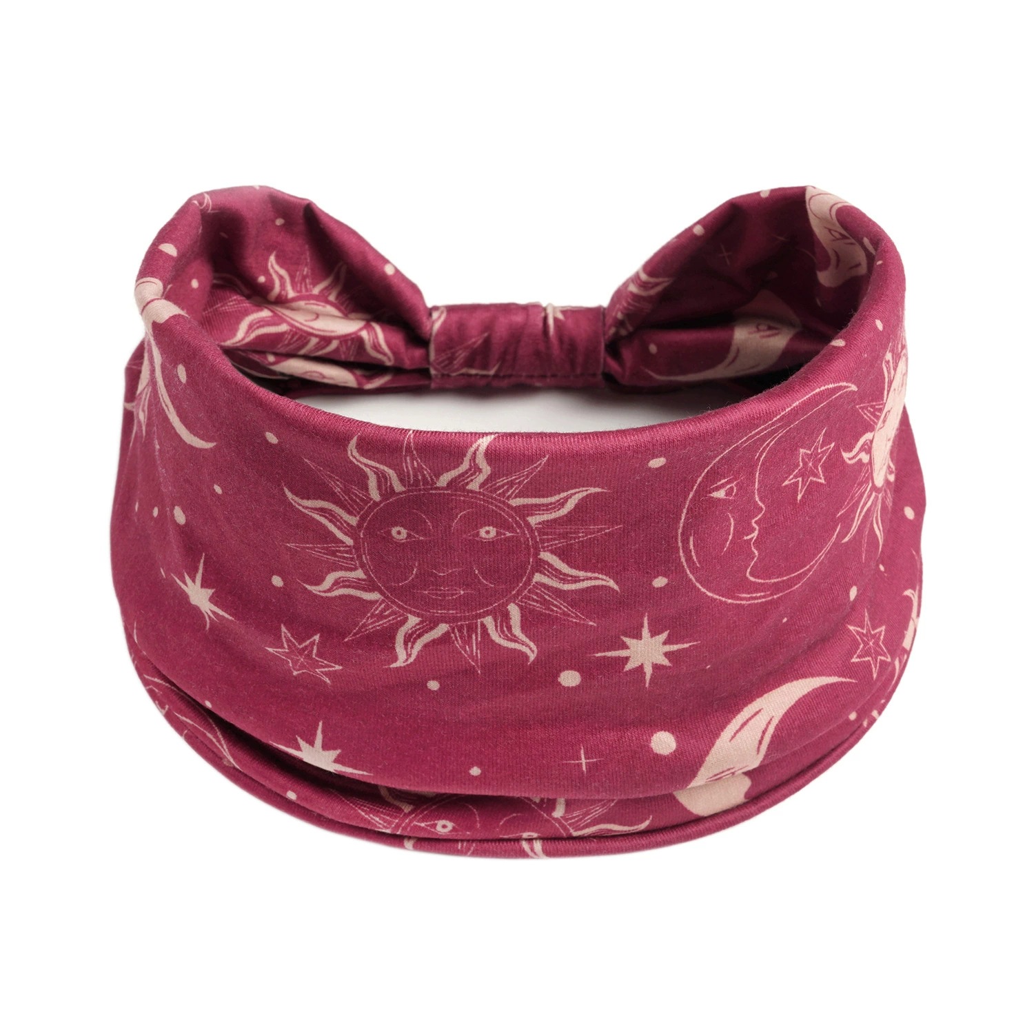 Europa y América nueva impresión elástica deportiva correa de cabello damas banda ancha correa de cabello turbante retrógrado joyas para el cabello de yoga