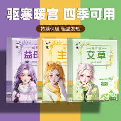 益母草暖贴女生用大姨妈老姜热敷贴呵护肚子自热暖身贴恒温发热