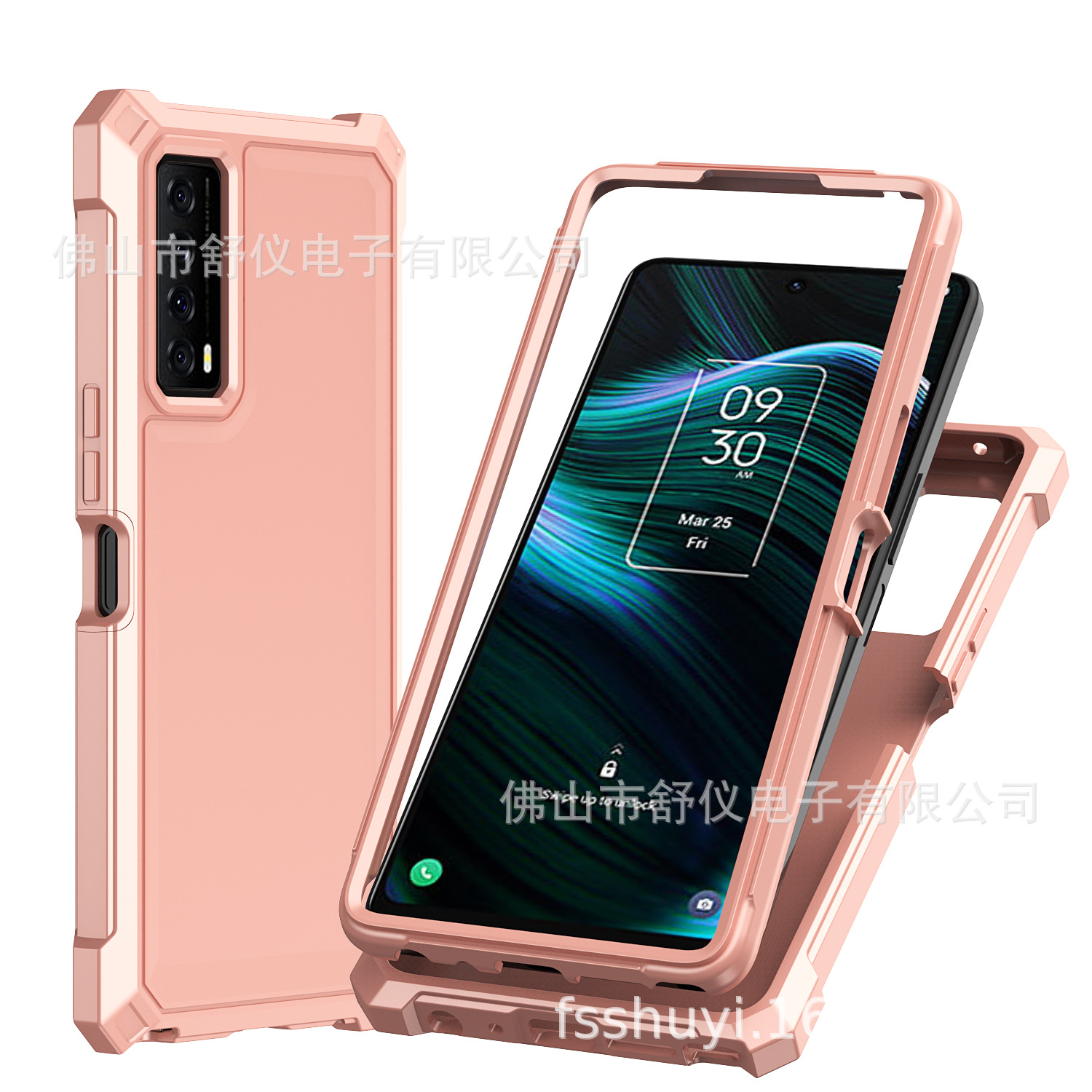 适用中兴Zte Zmax 11 手机壳 边框Zmax 5G 喷油三合一保护套 带膜