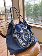 高圆圆同款ballchain百搭袋购物袋ins大容量单肩斜挎手提女包