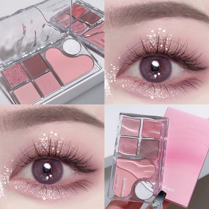 Daimanpu水月六色アイシャドー盤は繊細で飛びにくいです。|undefined