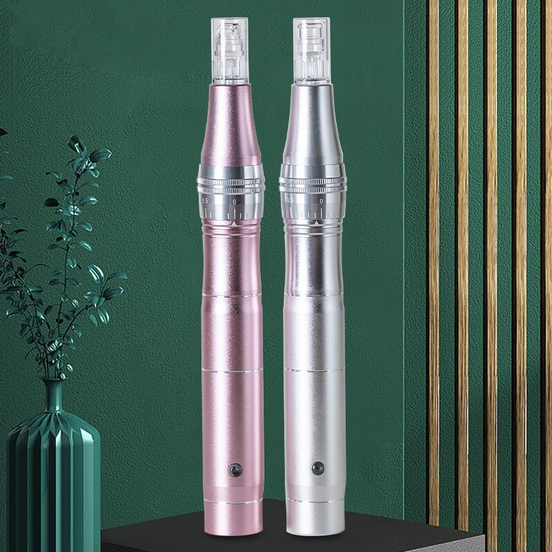 纳米电动微针仪器水光枪mts导入中胚层飞梭针头冻干粉微晶笔|undefined