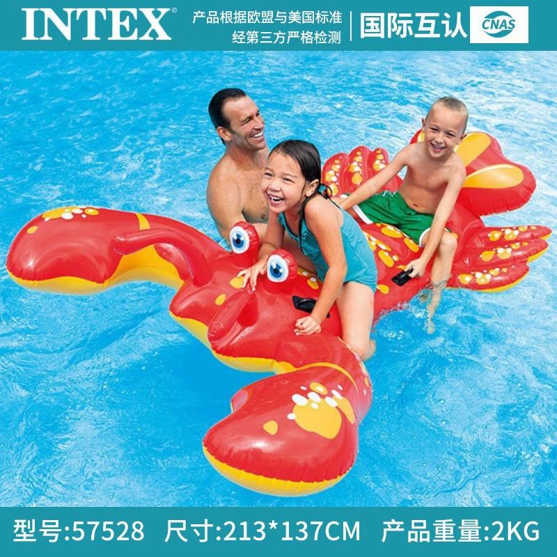 Надувной плавательный круг (INTEX) — лебедь/фламинго/единорог/павлин/и т.д., ПВХ, для взрослых и детей, варианты 105×82 см