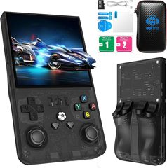 新しい R36MAX オープンソース携帯型ゲーム機 4.0inch 大画面 PSP ゲーム機 デュアルジョイスティック レトロアーケード オリジナル正規品